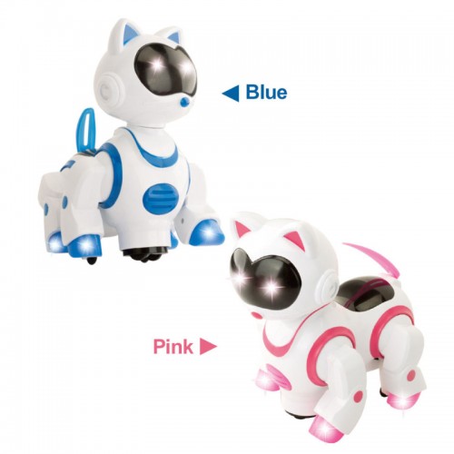 Dancing Bump and Go Action Robot Cat Toy for Kids